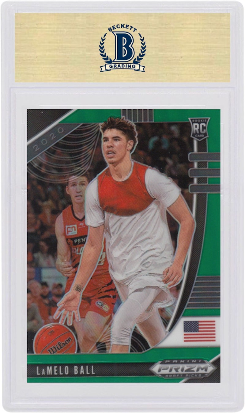 Order LaMelo Ball 2020-21 Panini Prizm Draft Picks Rookie Hijau #43 Basket