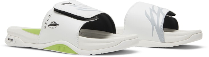 拉梅洛·鲍尔×彪马Dream Nitro MB.02 白绿拖鞋 391294-02 Cheap 拉梅洛·鲍尔×彪马Dream Nitro MB.02 白绿拖鞋 391294-02