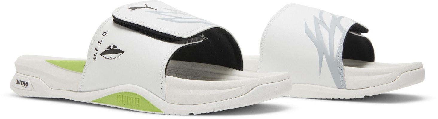 LaMelo Ball x Puma Dream Nitro MB.02 Slide 'Putih Hijau Glare' 391294-02 Cheap LaMelo Ball x Puma Dream Nitro MB.02 Slide 'Putih Hijau Glare' 391294-02
