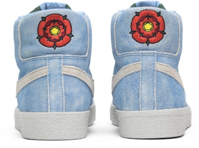 랜스 마운틴 x 나이키 SB 블레이저 미드 '영국 장미' 864349-406 Details for 랜스 마운틴 x 나이키 SB 블레이저 미드 '영국 장미' 864349-406