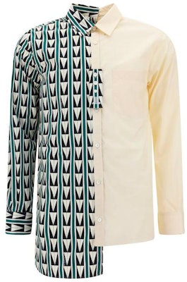 Camisa Lanvin de Manga Larga Asimétrica con Parche en Contraste Off-White. RMSI00115542H22444 Order Camisa Lanvin de Manga Larga Asimétrica con Parche en Contraste Off-White. RMSI00115542H22444