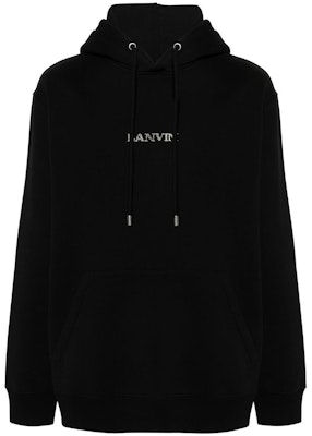 Sudadera con Capucha Lanvin Negra con Logo Estampado. RU-HO0009-J110-P2410 Buy Sudadera con Capucha Lanvin Negra con Logo Estampado. RU-HO0009-J110-P2410