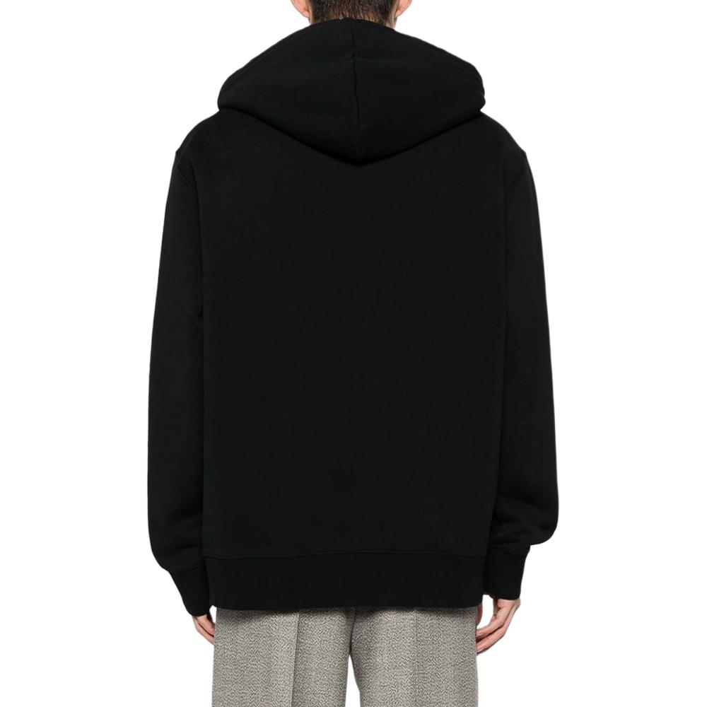 Shop Sudadera con Capucha Lanvin Negra con Logo Estampado. RU-HO0009-J110-P2410