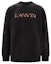 Buy Sudadera Lanvin Negra Ajustada con Bordado de Letras en el Pecho. RM-SS0004-J209-A2310