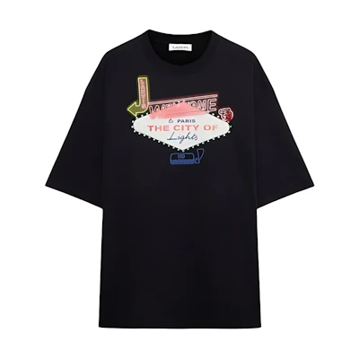 Lanvin Graphic Print Crew Neck Short Sleeve T-Shirt. RM-TS0009-J197-P2210