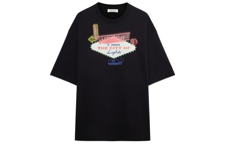 Order Camiseta Lanvin de Manga Corta con Cuello Redondo y Estampado Gráfico. RM-TS0009-J197-P2210