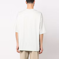 Purchase Lanvin 綠色字母印花圓領T恤。 RM-TS0018J-014P-23401