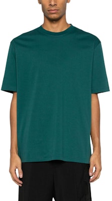 Lanvin Kaos Crewneck Hijau dengan Bordir Logo. RM-TS0010-J207-H23 Lookbook Lanvin Kaos Crewneck Hijau dengan Bordir Logo. RM-TS0010-J207-H23