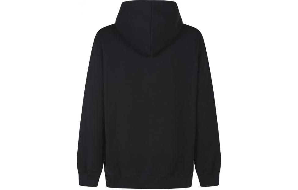 Lookbook Sudadera con Capucha Negra Lanvin Oversized Logo. RM-HO0009-J199-A23010