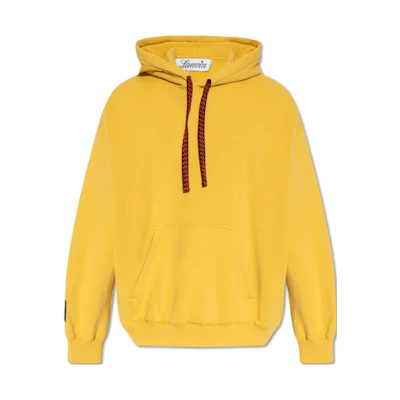Lanvin Solid Color Yellow Pullover Hoodie. RU-HO0005-J115-P24810
