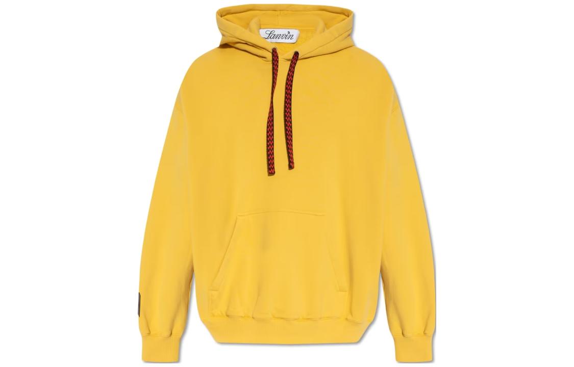 Order Sudadera con capucha amarilla de color sólido Lanvin. RU-HO0005-J115-P24810