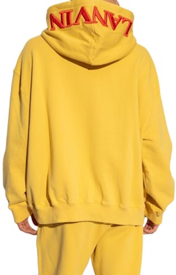 Sudadera con capucha amarilla de color sólido Lanvin. RU-HO0005-J115-P24810 Purchase Sudadera con capucha amarilla de color sólido Lanvin. RU-HO0005-J115-P24810