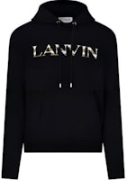 Lanvin Solid Logo Printed Sweatshirt - Black. RM-HO0010J-209-A2210 Lanvin Solid Logo Printed Sweatshirt - Black. RM-HO0010J-209-A2210