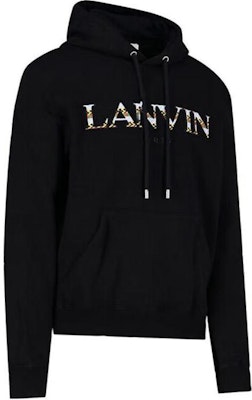 朗万黑色印花徽标卫衣 RM-HO0010J-209-A2210 Shop 朗万黑色印花徽标卫衣 RM-HO0010J-209-A2210