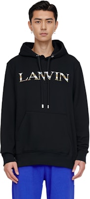 朗万黑色印花徽标卫衣 RM-HO0010J-209-A2210 Purchase 朗万黑色印花徽标卫衣 RM-HO0010J-209-A2210