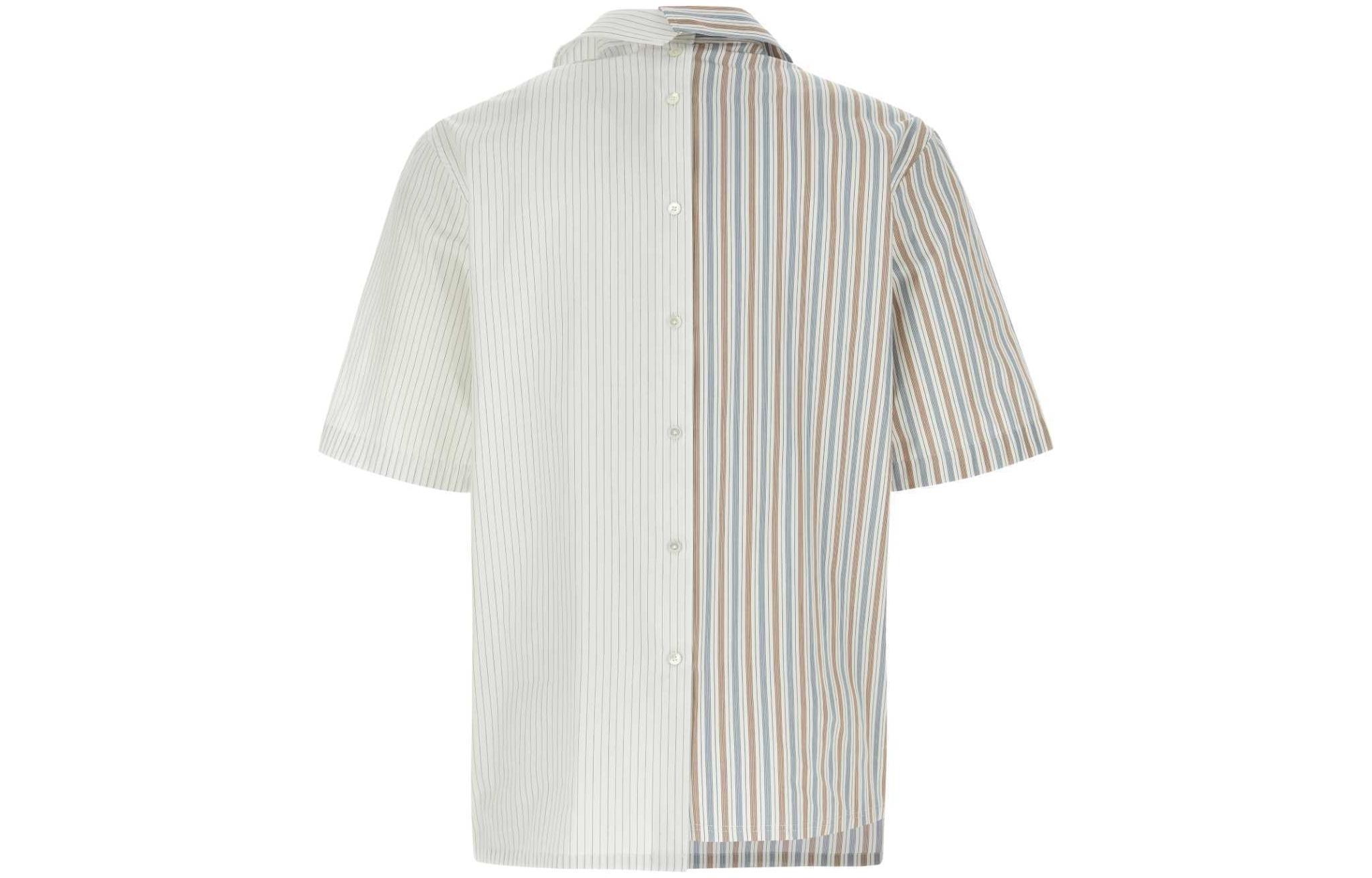 Lookbook Lanvin 條紋短袖扣領襯衫 多色款 RM-SI0014-5851-P24654