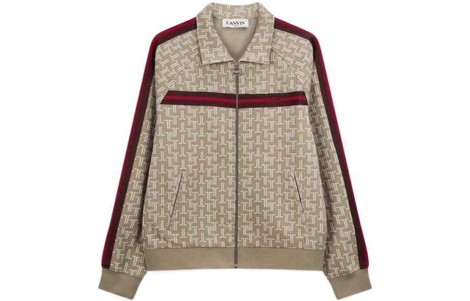 Order Chaqueta Lanvin Manga Larga con Cremallera y Rayas - Blanco Hueso. RM-SS0006-4933-A21