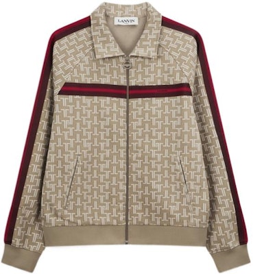 Chaqueta Lanvin Manga Larga con Cremallera y Rayas - Blanco Hueso. RM-SS0006-4933-A21 Order Chaqueta Lanvin Manga Larga con Cremallera y Rayas - Blanco Hueso. RM-SS0006-4933-A21