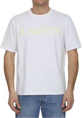 Lanvin White Casual Short Sleeve Crew Neck T-Shirt. RMTS0005J207P2301 Order Lanvin White Casual Short Sleeve Crew Neck T-Shirt. RMTS0005J207P2301