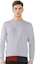 Shop Lanvin Crewneck Sweatshirt Putih Dengan Bordir Huruf di Depan. RMSS0001-J210P23-01