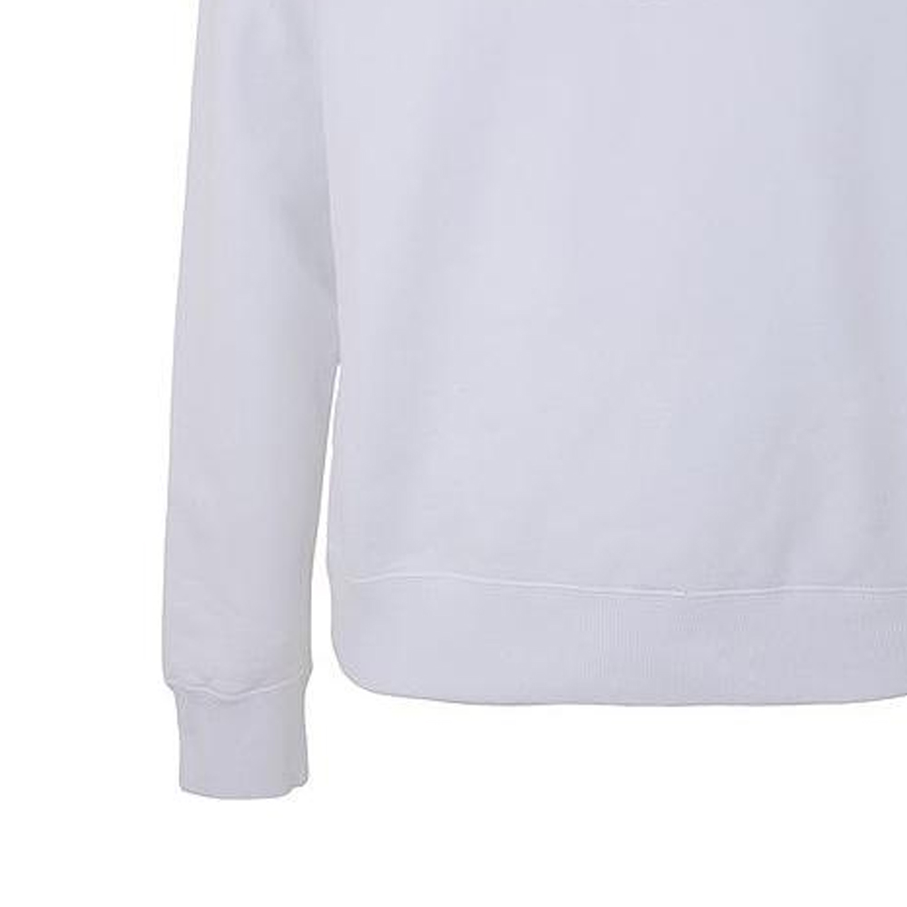 Purchase Lanvin Crewneck Sweatshirt Putih Dengan Bordir Huruf di Depan. RMSS0001-J210P23-01