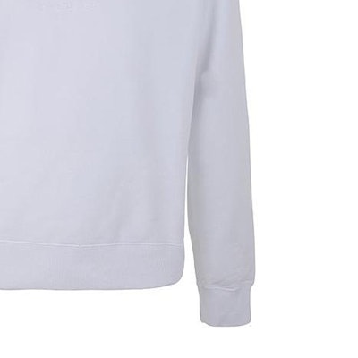 Lanvin Crewneck Sweatshirt Putih Dengan Bordir Huruf di Depan. RMSS0001-J210P23-01 Details for Lanvin Crewneck Sweatshirt Putih Dengan Bordir Huruf di Depan. RMSS0001-J210P23-01