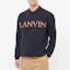 Purchase Lanvin Sweater Bulu dengan Logo Crewneck Lengan Panjang - Biru. RM-PO0040-K202-P22291