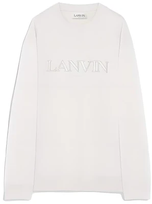 Lanvin Beige Crewneck Sweatshirt with Letter Print Long Sleeves RM-SS0004-J210-A23042 Buy Lanvin Beige Crewneck Sweatshirt with Letter Print Long Sleeves RM-SS0004-J210-A23042