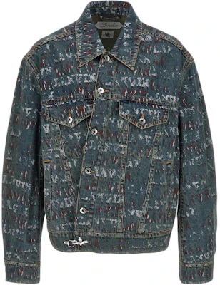 Lanvin Blue All-Over Print Single-Breasted Long-Sleeve Jacket RU-JA0137-D082-P2422 Buy Lanvin Blue All-Over Print Single-Breasted Long-Sleeve Jacket RU-JA0137-D082-P2422