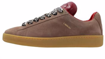 Lanvin Brown Leather Low-Top Lace-Up Sneakers FM-SKMK00-VESU-P241630 Lanvin Brown Leather Low-Top Lace-Up Sneakers FM-SKMK00-VESU-P241630