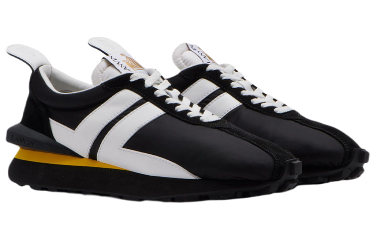 Lookbook 浪凡 Bumpr 运动鞋 '黑/黄' FM-SKBRUB-NYLO-P22-1000