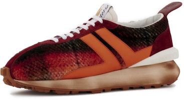 Lanvin Bumpr Sneaker 'Rouge Orange Check Wool' FM-SKBRUN-WONA-H213090 Lanvin Bumpr Sneaker 'Rouge Orange Check Wool' FM-SKBRUN-WONA-H213090