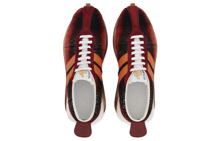 Shop LANVIN 浪凡 BUMPR 運動鞋 紅色