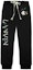 Buy Pantalones Jogger de Punto con Letras Lanvin Capsule con Cordón Negro. RM-TR0022-J006-E2110