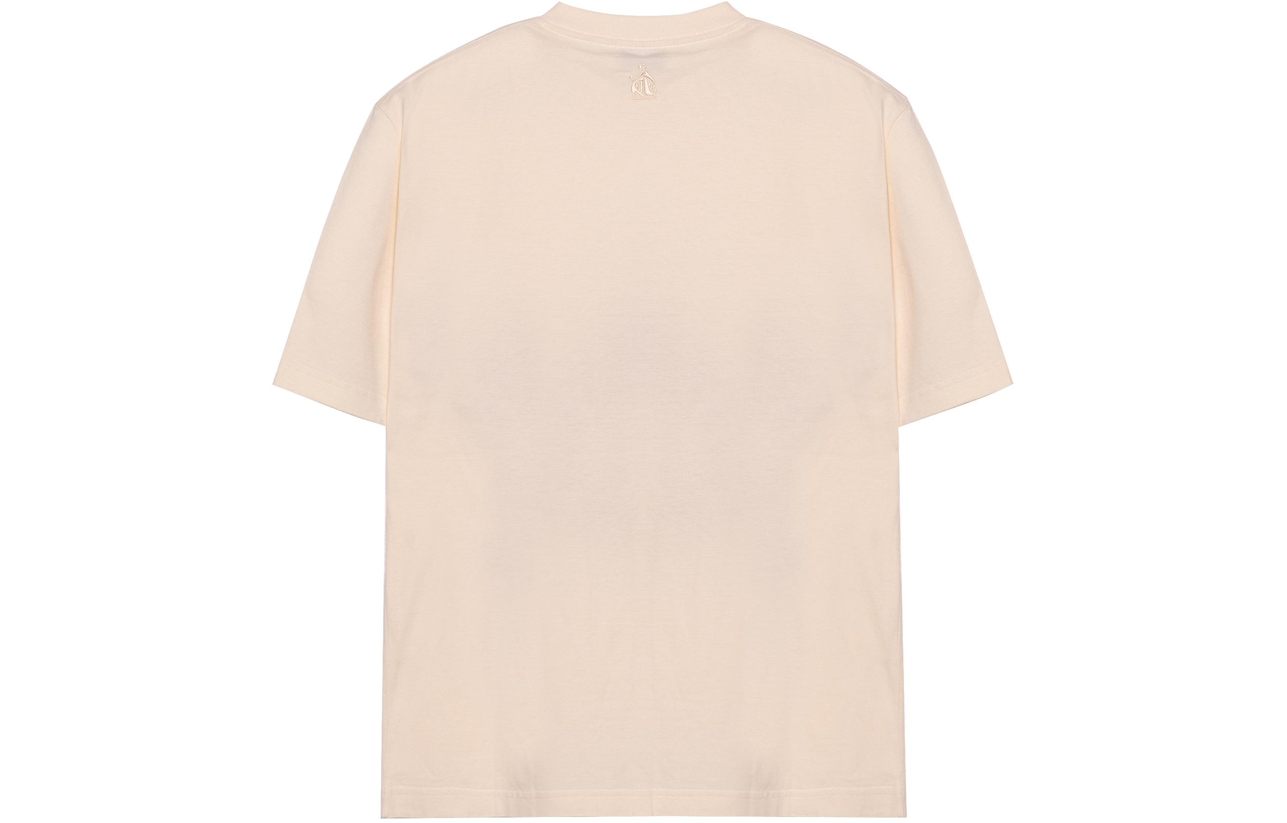 Lookbook Kaos Unisex Lanvin Beige Motif Gajah & Lobster Kartun. RM-TS0002-J052-E2130