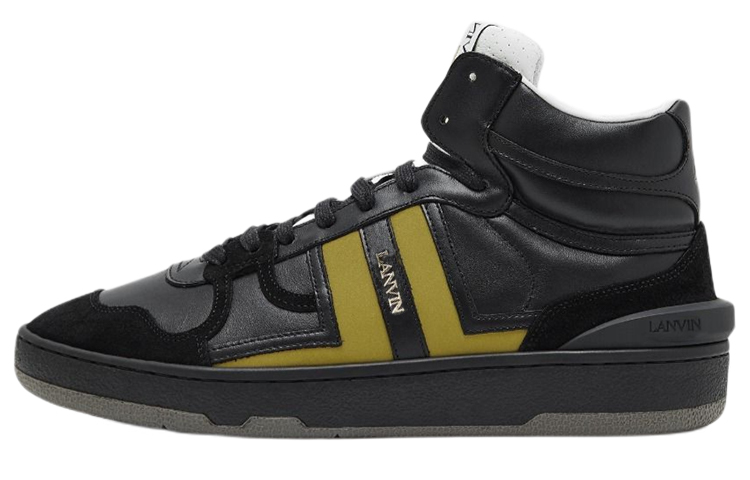 Lanvin Clay High-Top Sneaker 'Black Leather'