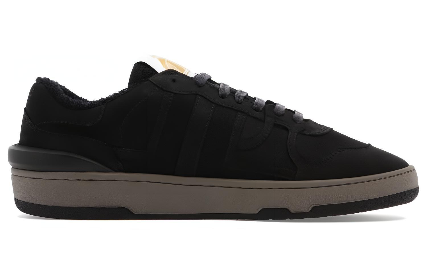 Lanvin Clay Leather Low-Top 'Black' 圖 2