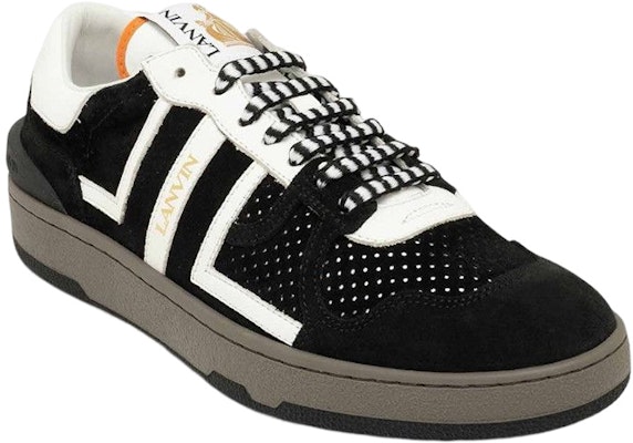 Lanvin 浪凡 Clay 低幫拼色時尚板鞋 黑白 Order Lanvin 浪凡 Clay 低幫拼色時尚板鞋 黑白