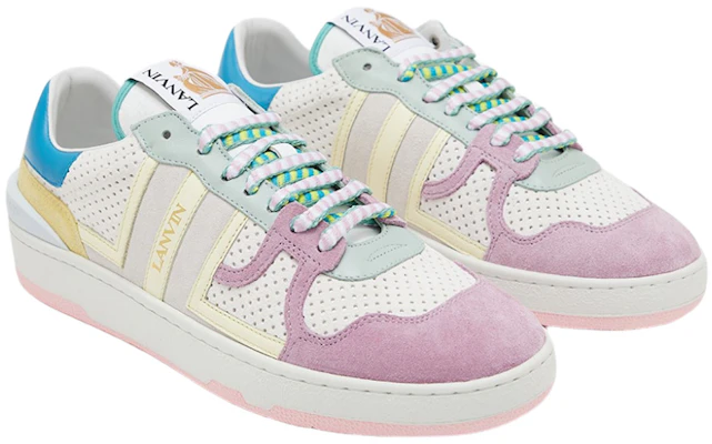 LANVIN 浪凡 Clay 低幫拼色休閒 時尚板鞋 男款 白黃情人節限定 Order LANVIN 浪凡 Clay 低幫拼色休閒 時尚板鞋 男款 白黃情人節限定