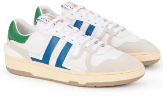 Shop Lanvin 白蓝色 Clay Low 低帮鞋 FM-SKDK00-NASH-A200020