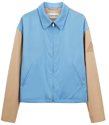 Lanvin Jaket Warna Kombinasi Zip-Up Kerah Biru RM-OU0021-4576-P22 Buy Lanvin Jaket Warna Kombinasi Zip-Up Kerah Biru RM-OU0021-4576-P22