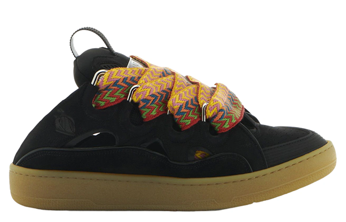 Lanvin Curb Mule 'Black Multi Laces'