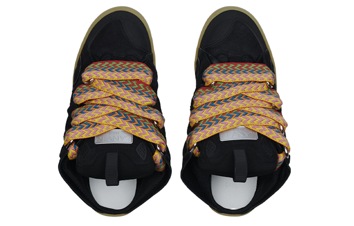 Lanvin Curb Mule 'Black Multi Laces'