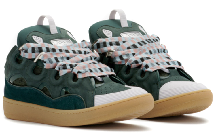 Shop Lanvin Curb 'Punta Redonda Verde' FM-SKRK11-DRAG-A21464