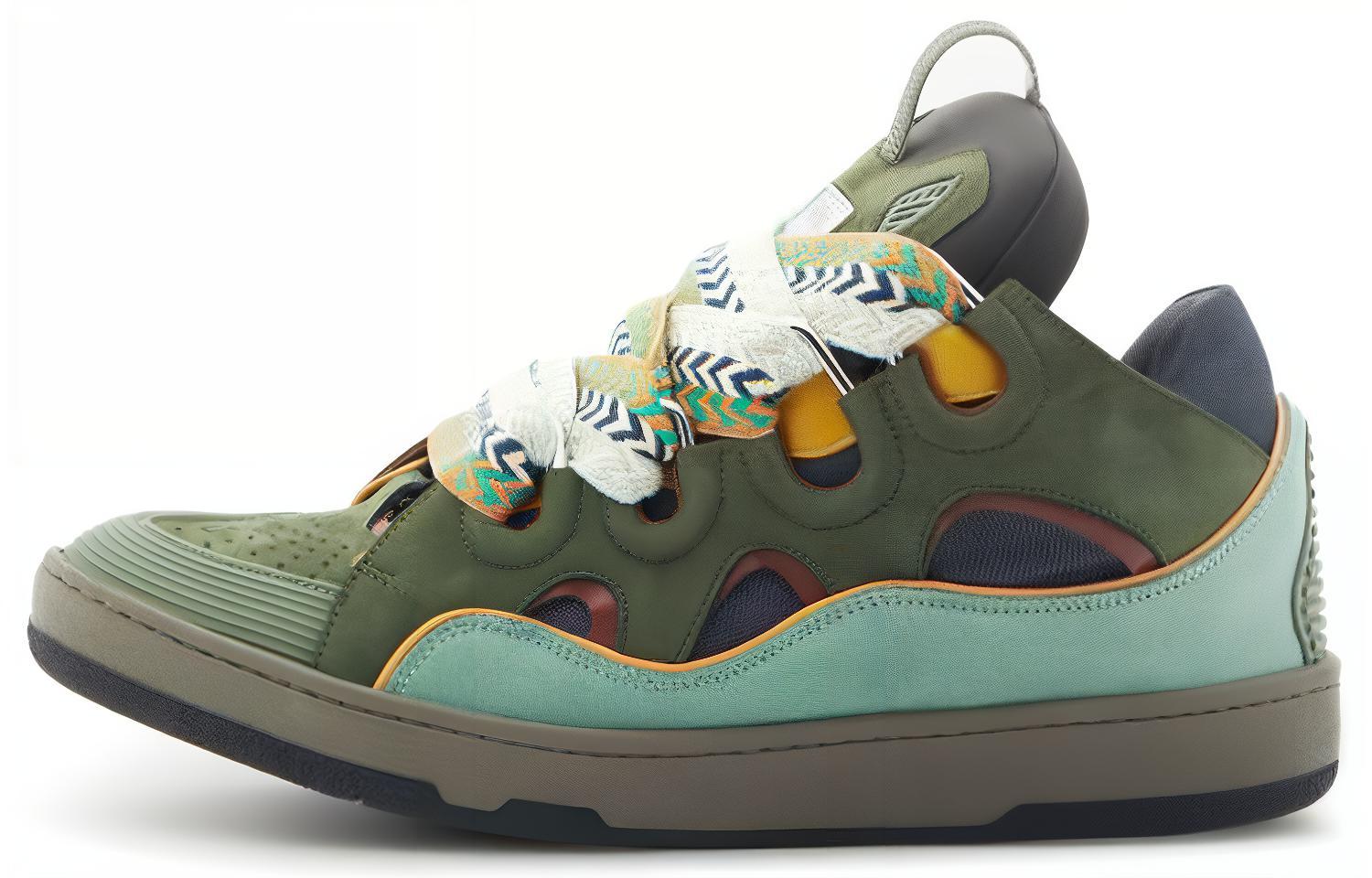 Lanvin Curb 'Green Suede' FM-SKRK11-DALL-P224613