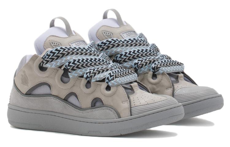 Lanvin Curb 'Grey Leather Low-Top' 圖 2