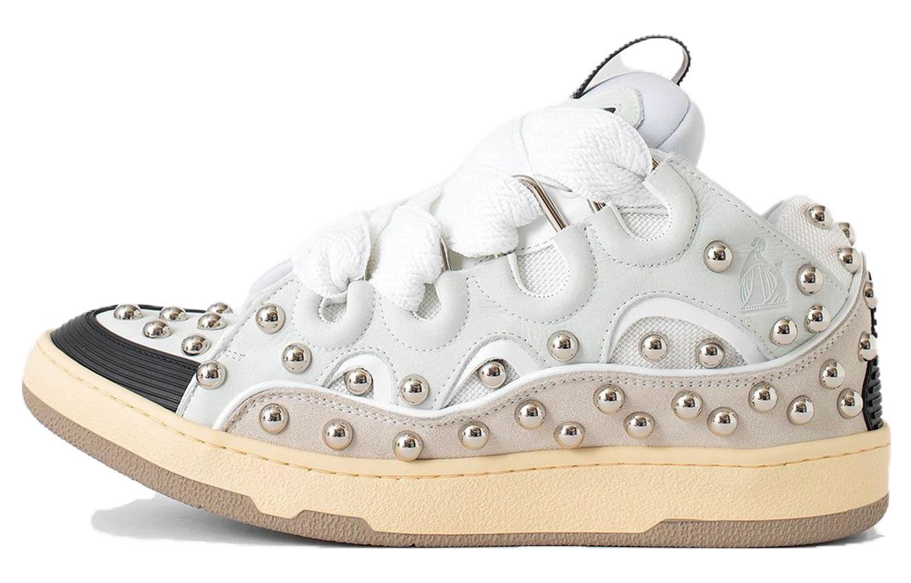 Lanvin Curb 'White Studded'