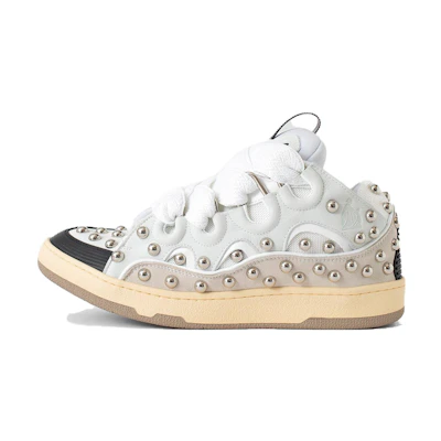 Lanvin Curb 'White Studded'