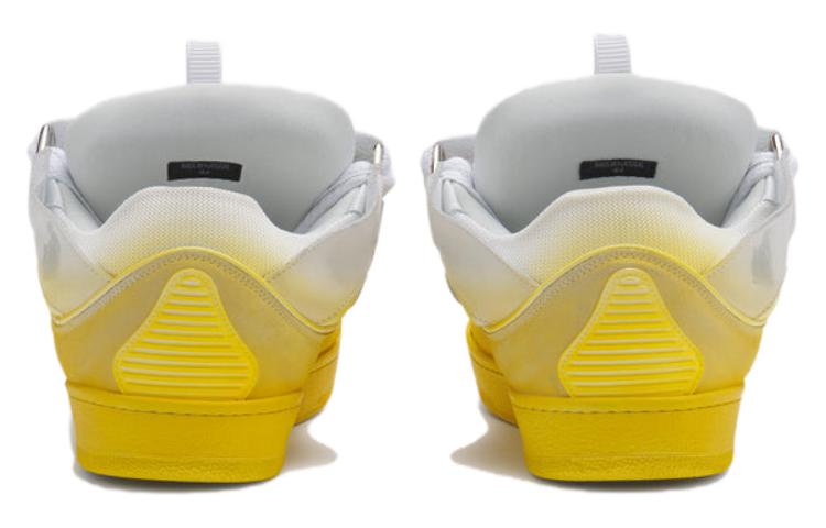 Shop Lanvin Curb 'White Yellow Sole' FM-SKRK11-SPRA-A23800039