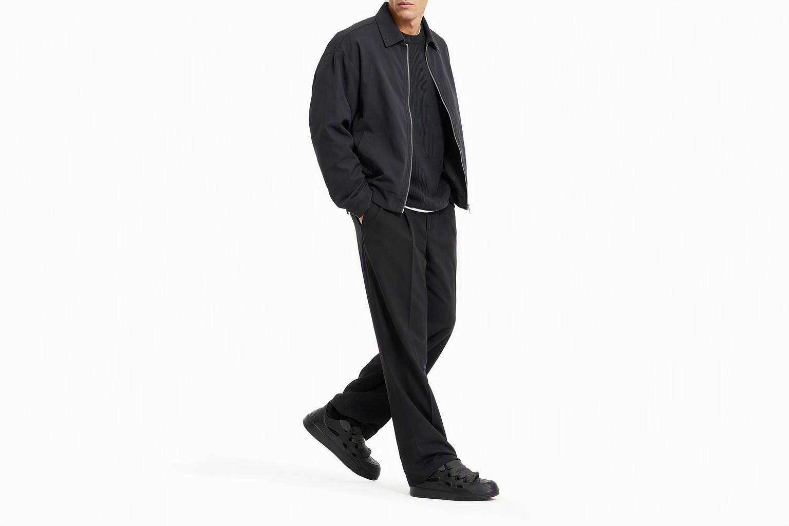 Order Lanvin浪凡 Curb 皮革 圓頭平底繫帶 低幫 板鞋 男款 黑色
